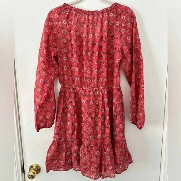 Xirena Jia Floral Silk Blend Mini Dress Coral Blush - Picture 5 of 13